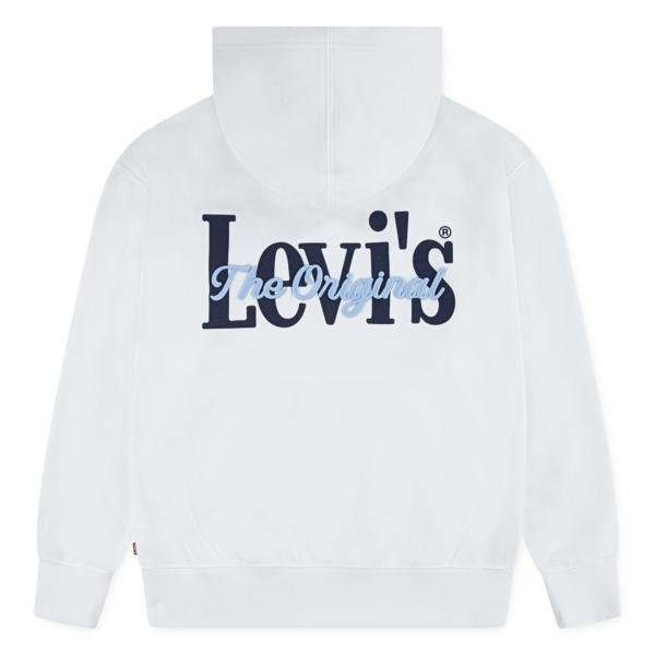 Levi’s Classic and Clean hettegenser for barn - Bright White for barn - Brobrobrille