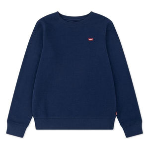 Levi’s Mini Logo crewneck genser for barn - Dress Blues for barn - Brobrobrille