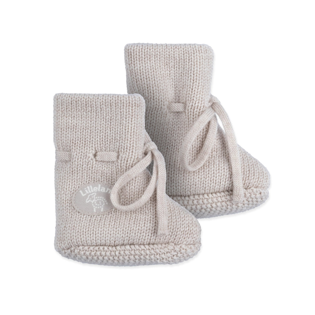 Lillelam Babytøfler Classic – Lys beige for barn - Brobrobrille
