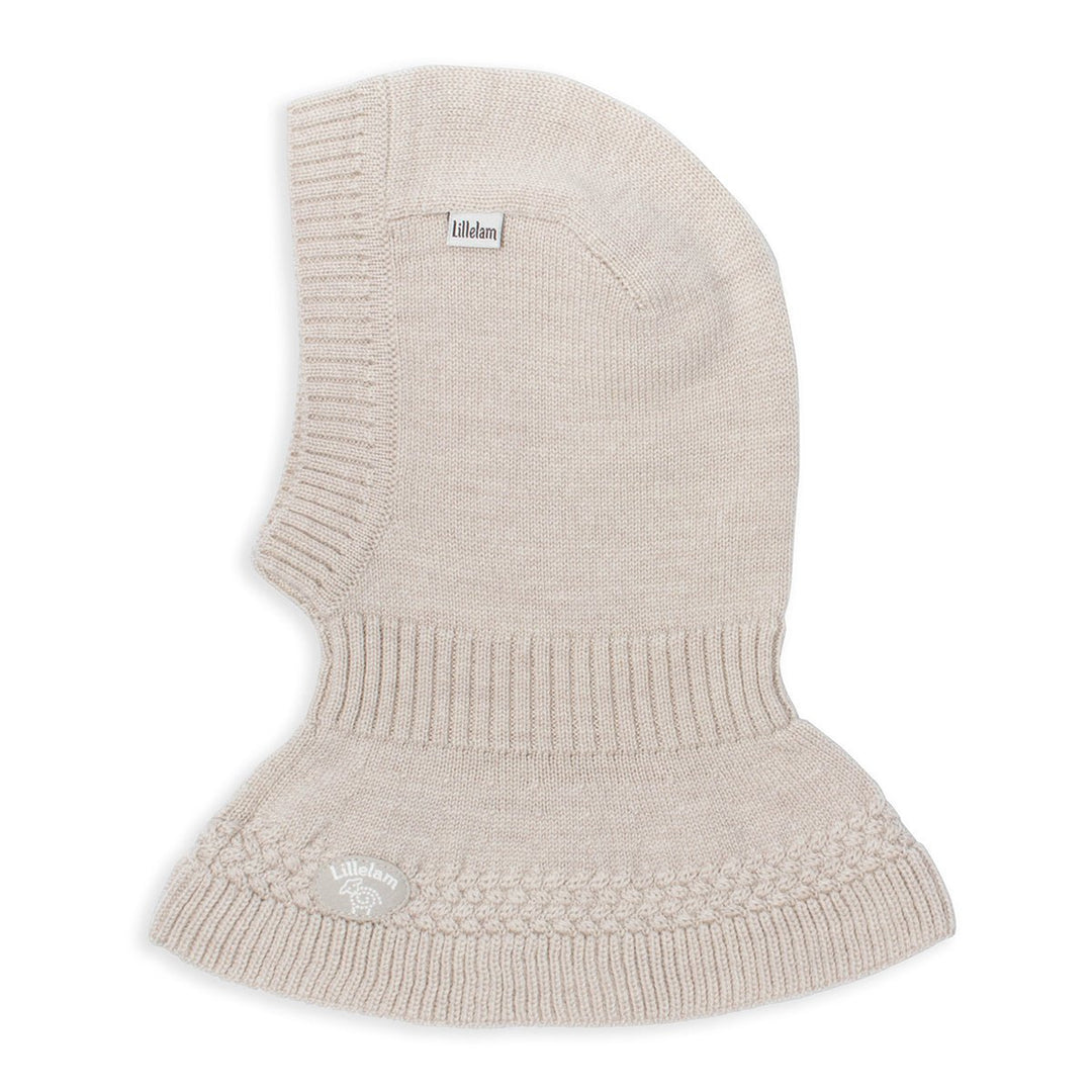 Lillelam Balaclava Classic - Lys Beige for barn - Brobrobrille