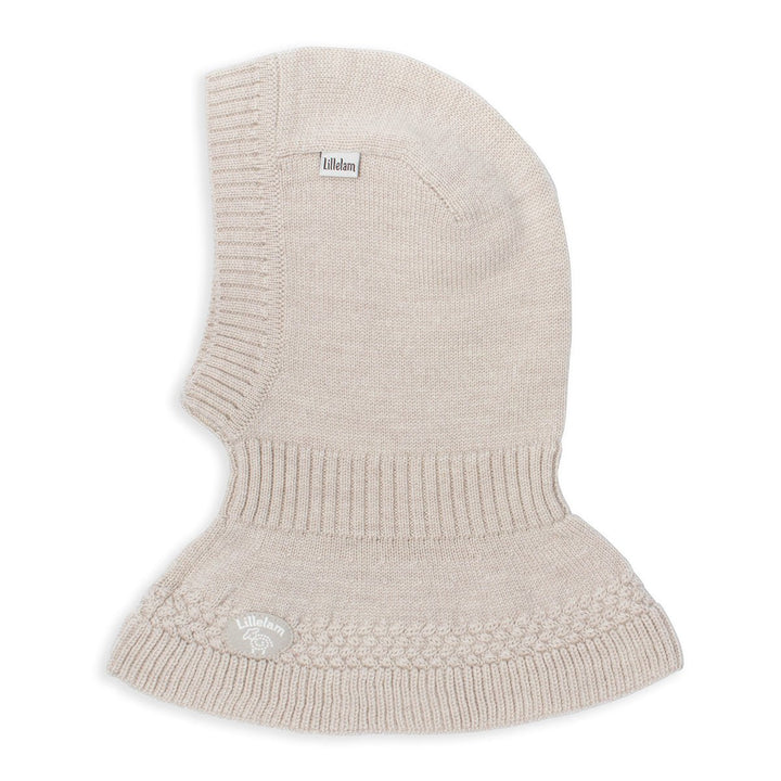 Lillelam Balaclava Classic - Lys Beige for barn - Brobrobrille
