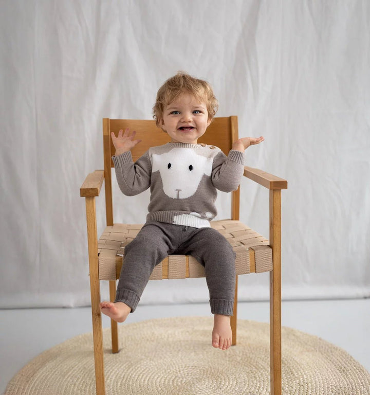 Lillelam Bukse med lommer Classic – Brun for barn - Brobrobrille