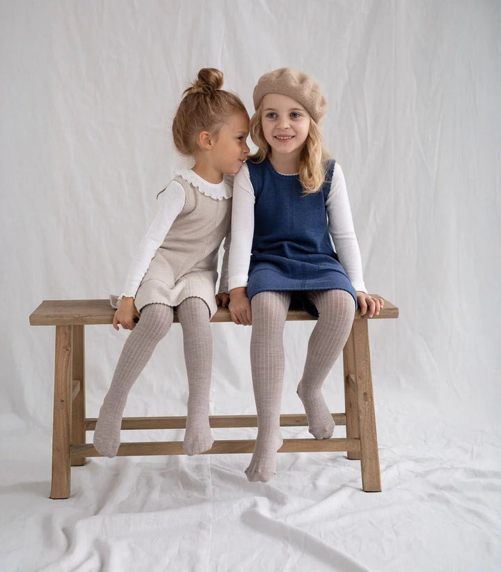 Lillelam Kjole med lommer – Lys Beige for barn - Brobrobrille