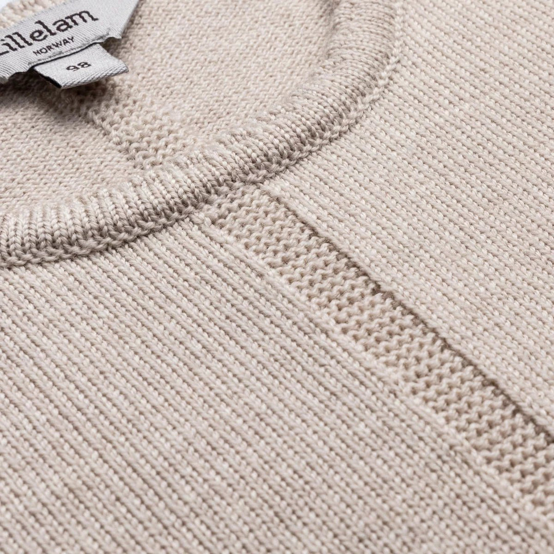 Lillelam Kjole med lommer – Lys Beige for barn - Brobrobrille