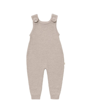 Lillelam Overall Rib Light i Merinoull - Lys Beige for barn - Brobrobrille