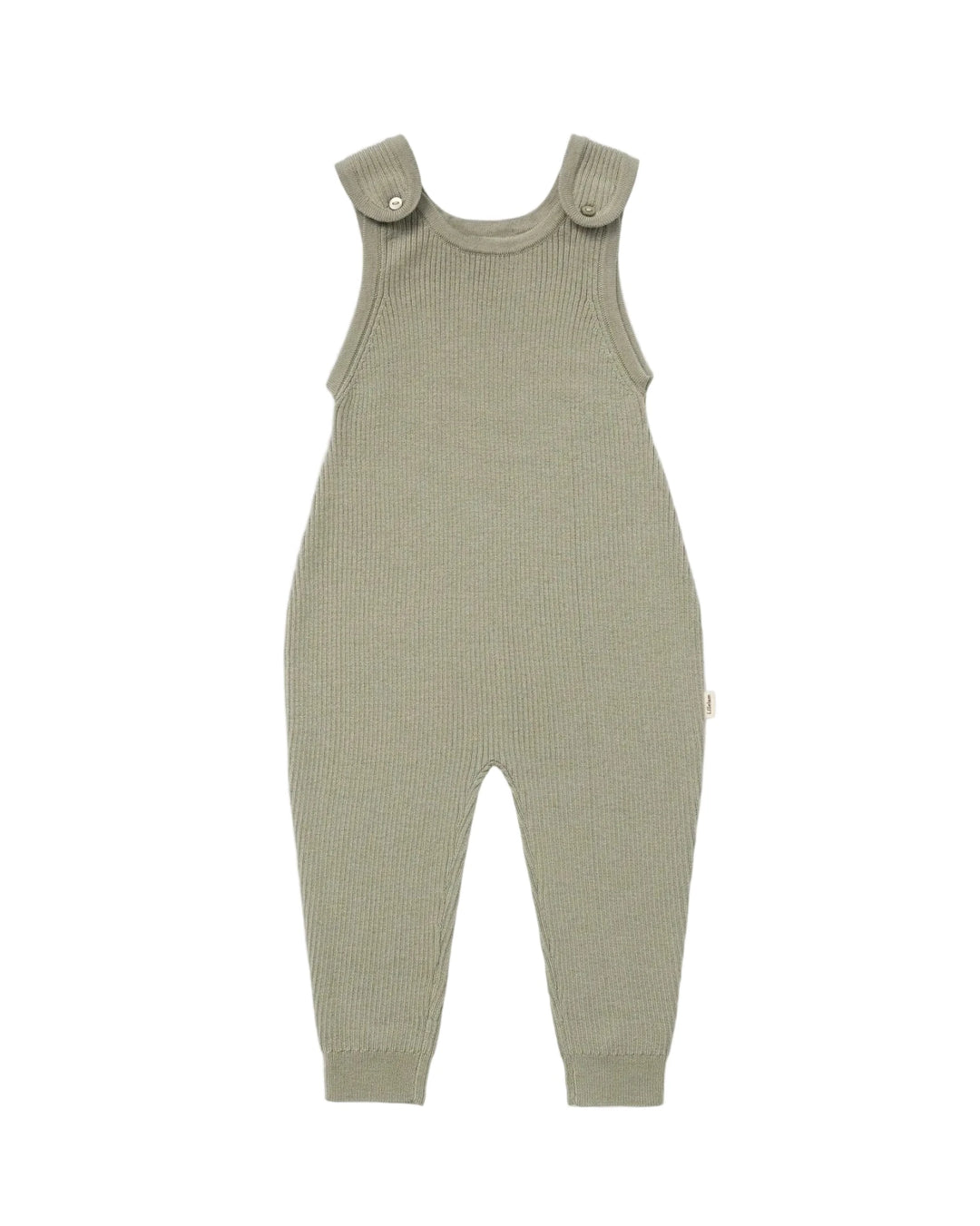 Lillelam Overall Rib Light i Merinoull - Rosmarin for barn - Brobrobrille
