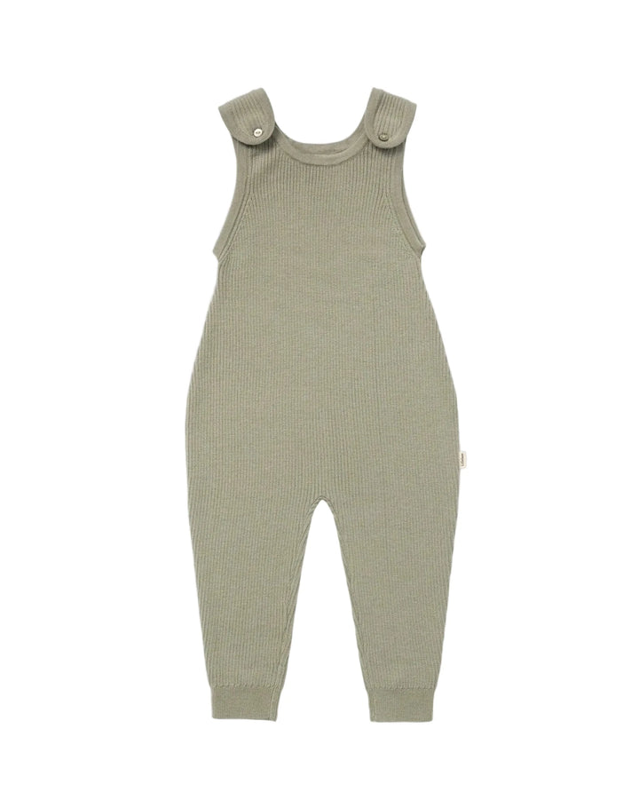 Lillelam Overall Rib Light i Merinoull - Rosmarin for barn - Brobrobrille