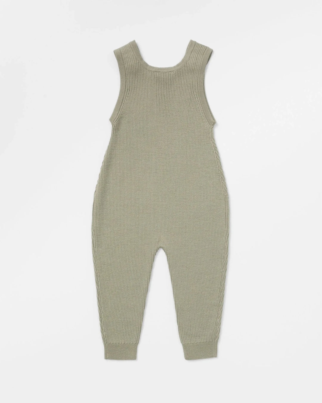 Lillelam Overall Rib Light i Merinoull - Rosmarin for barn - Brobrobrille