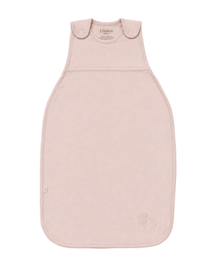 Lillelam Sovepose Luna i Merinoull - Himmelrosa for barn - Brobrobrille