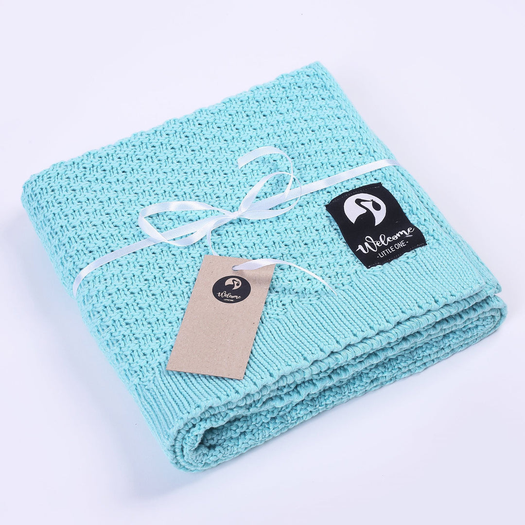 Little One Norway Noble Babyteppe i bomull og bambus – 80 × 100 cm for barn - Brobrobrille