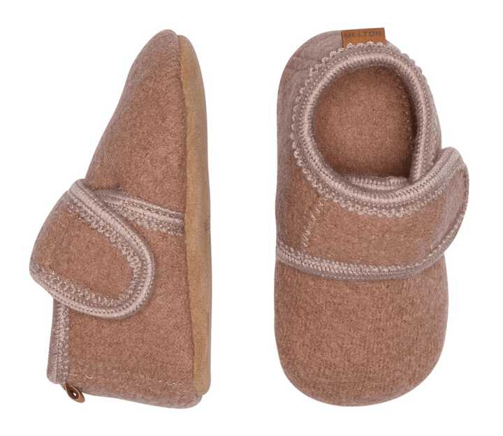 Melton Classic ulltøfler – Fawn for barn - Brobrobrille