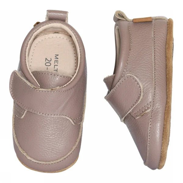 Melton Luxury skinntøfler - Fawn for barn - Brobrobrille