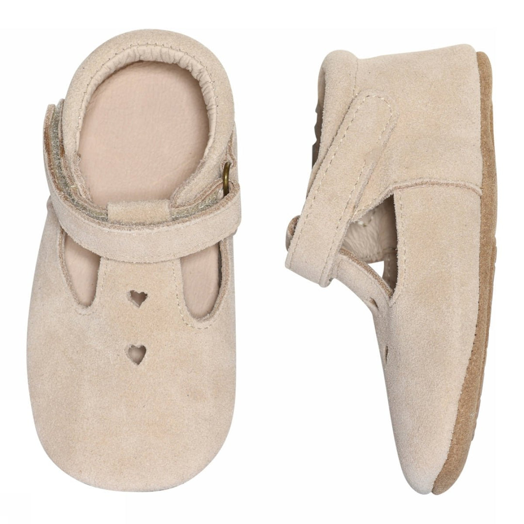Melton Mary Jane skinntøfler - Oxford Tan for barn - Brobrobrille