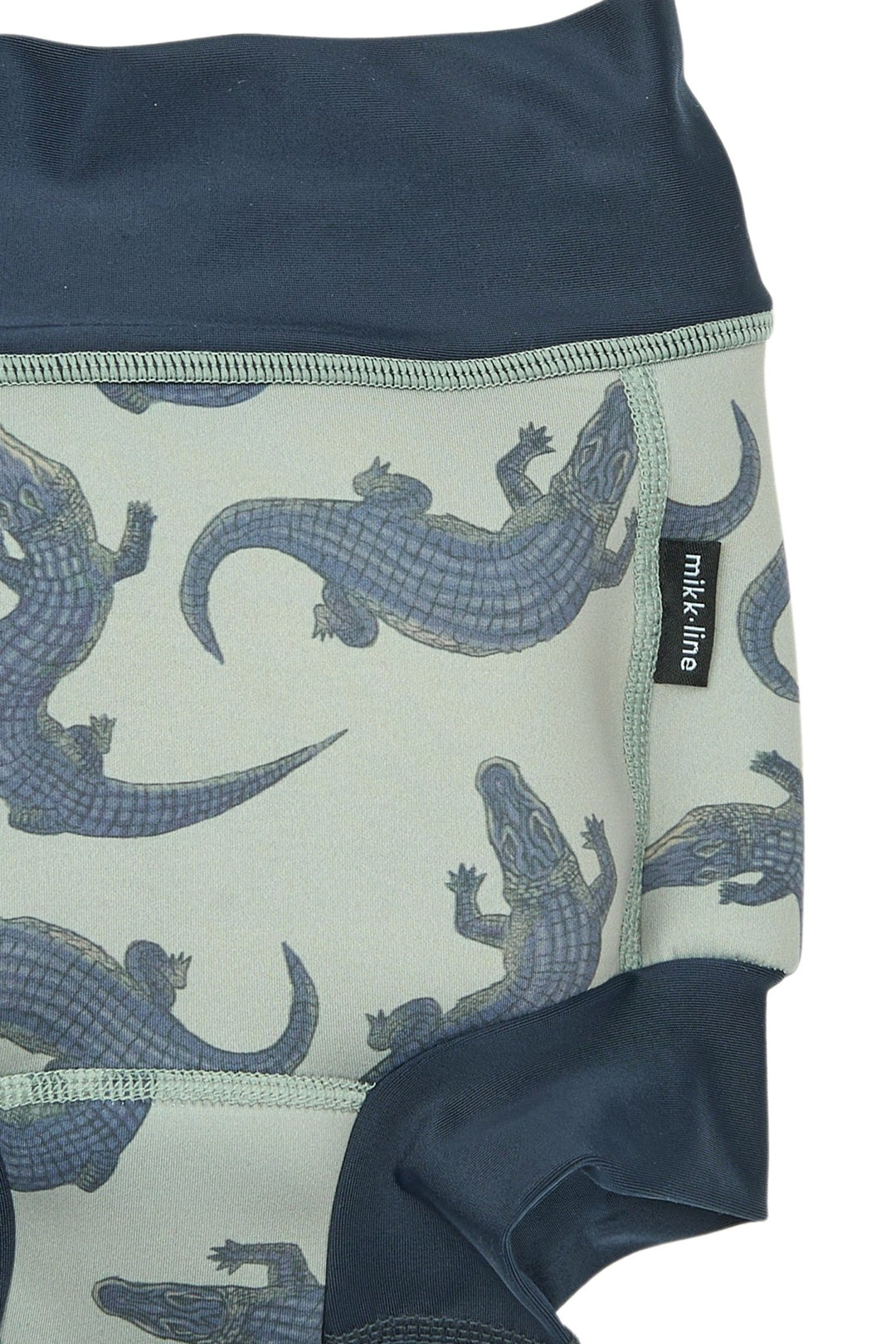 Mikk - Line Baby Badebleiebukse - Croco AOP for barn - Brobrobrille