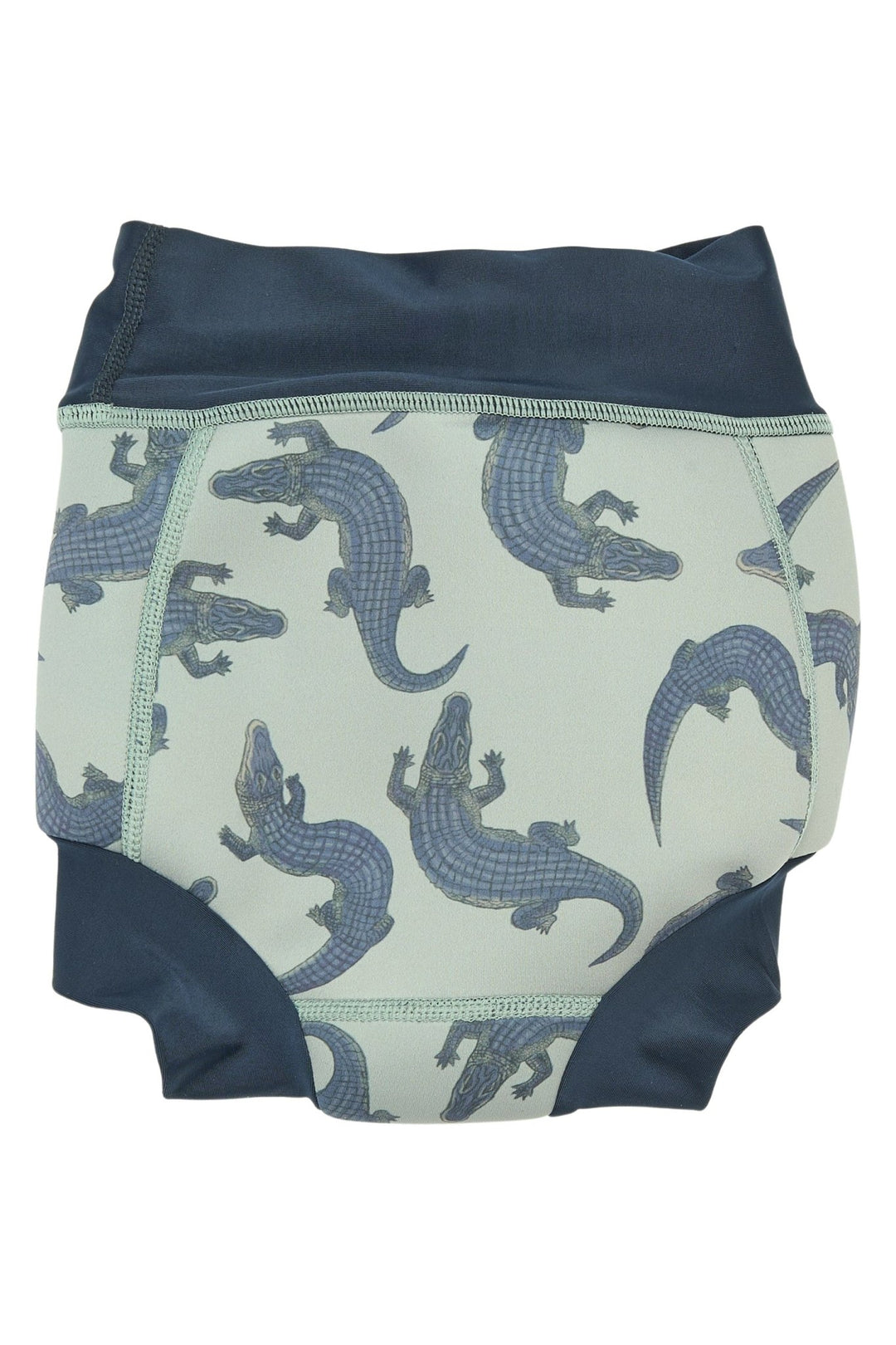 Mikk - Line Baby Badebleiebukse - Croco AOP for barn - Brobrobrille