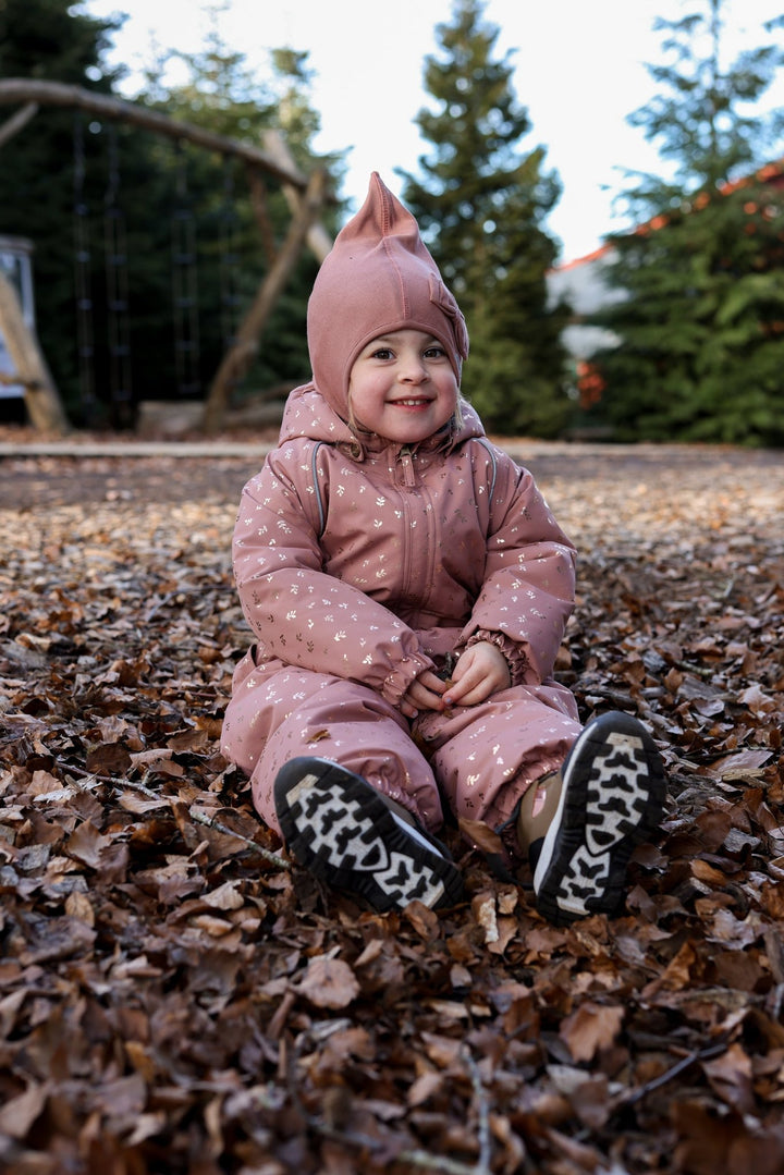 Mikk - Line Baby Vinterdress Glitter - Burlwood for barn - Brobrobrille