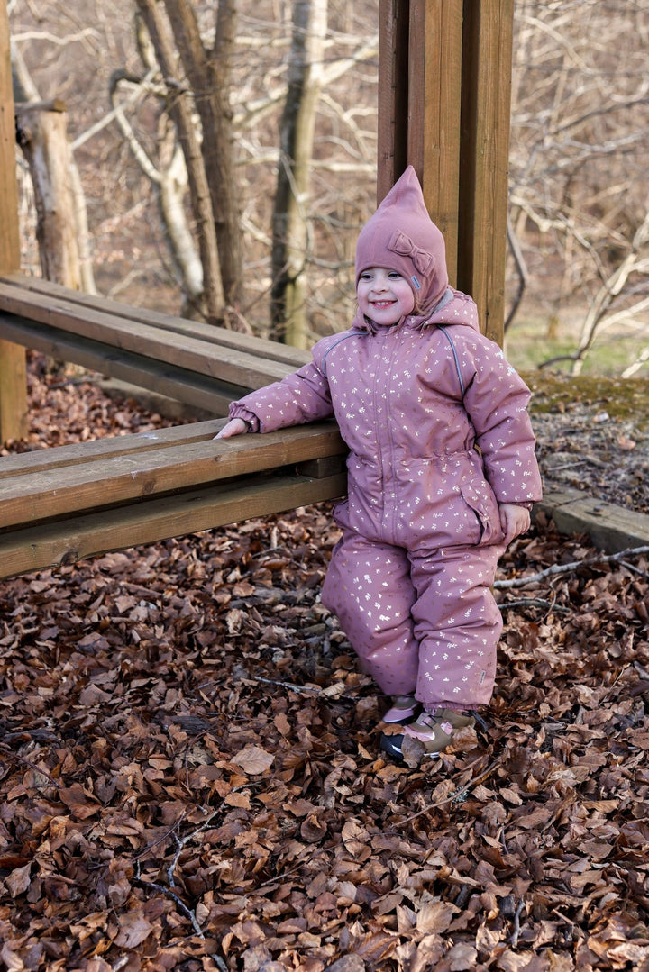 Mikk - Line Baby Vinterdress Glitter - Burlwood for barn - Brobrobrille