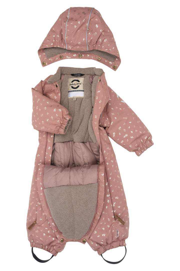 Mikk - Line Baby Vinterdress Glitter - Burlwood for barn - Brobrobrille