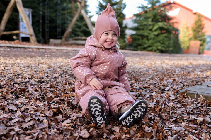 Mikk - Line Baby Vinterdress Glitter - Burlwood for barn - Brobrobrille