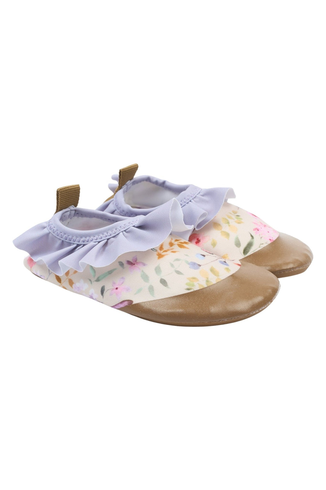 Mikk - Line Badesko med volang - Butterfly AOP for barn - Brobrobrille
