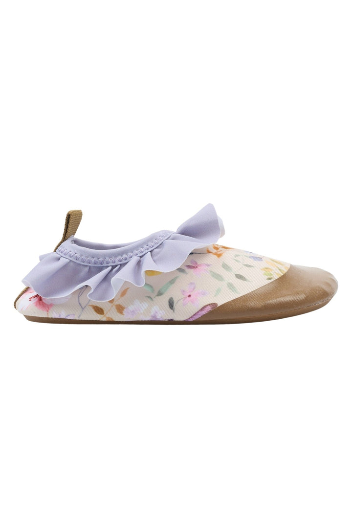 Mikk - Line Badesko med volang - Butterfly AOP for barn - Brobrobrille