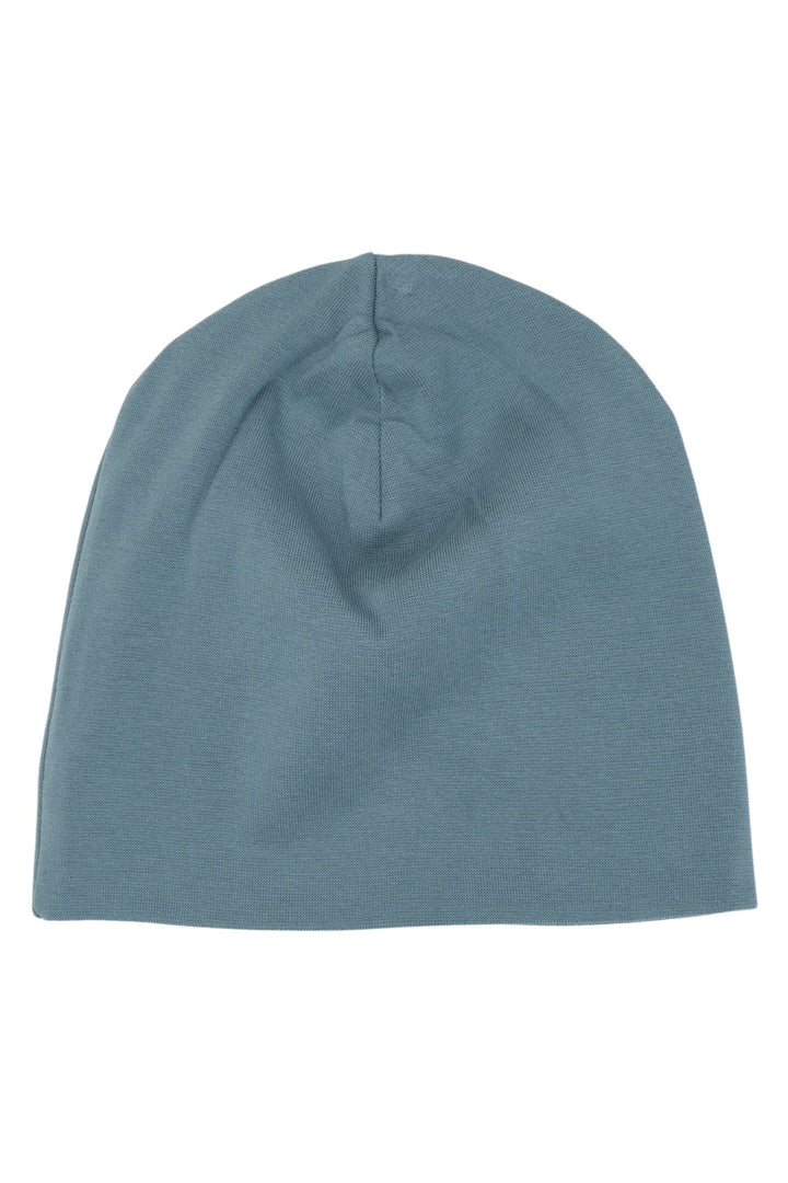 Mikk-Line Cotton Hat Solid i økologisk bomull - Blue Mirage for barn - Brobrobrille