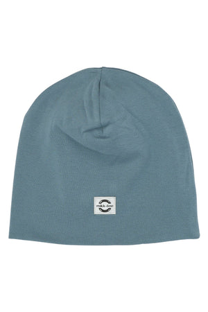 Mikk-Line Cotton Hat Solid i økologisk bomull - Blue Mirage for barn - Brobrobrille