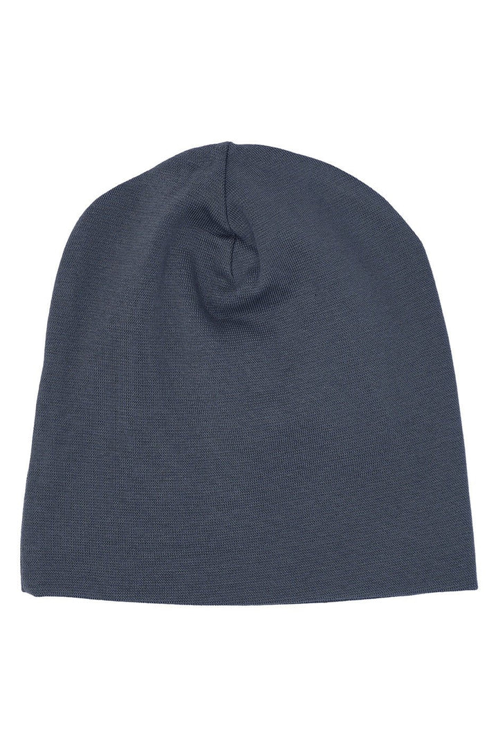 Mikk-Line Cotton Hat Solid i økologisk bomull - Blue Nights for barn - Brobrobrille