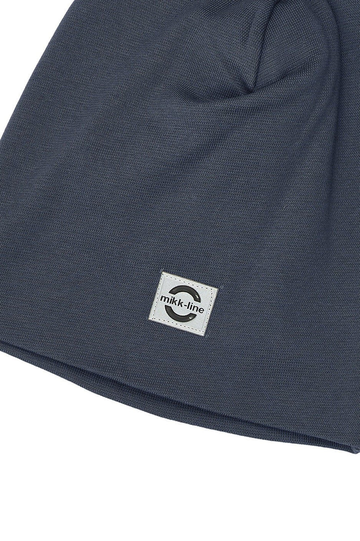 Mikk-Line Cotton Hat Solid i økologisk bomull - Blue Nights for barn - Brobrobrille