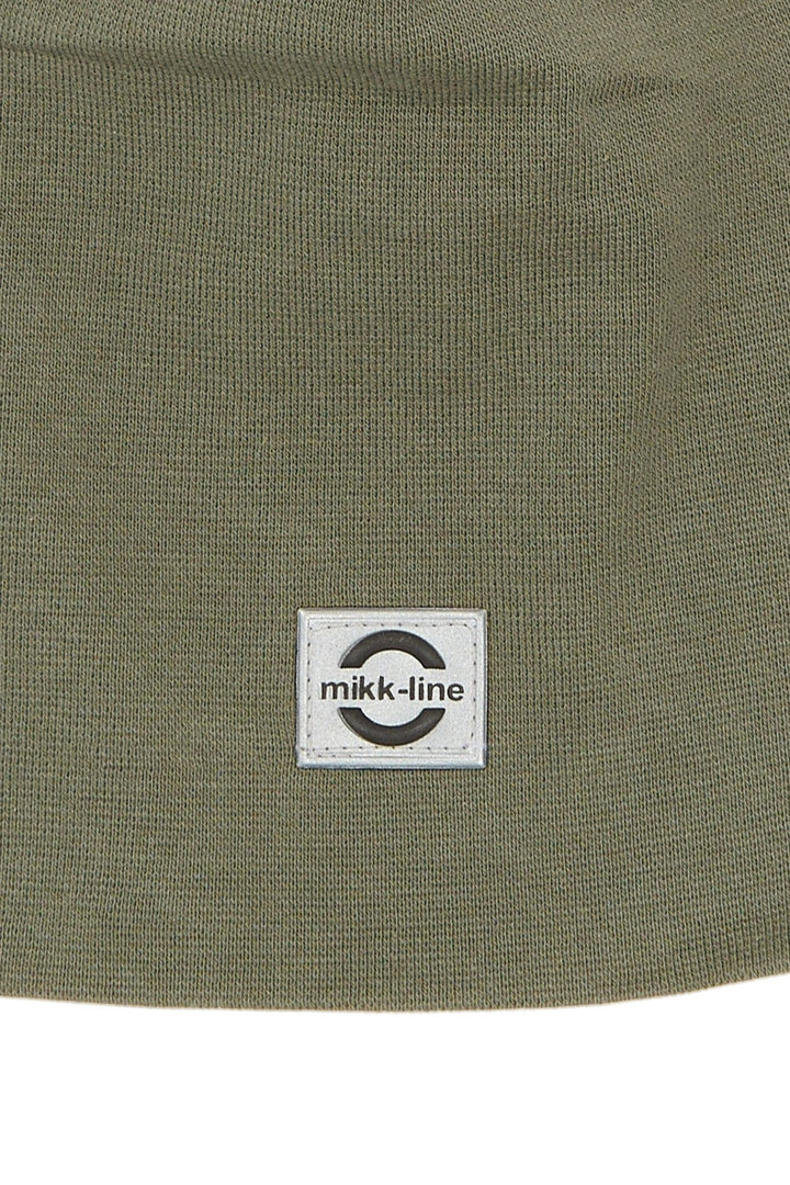 Mikk-Line Cotton Hat Solid i økologisk bomull - Dusty Olive for barn - Brobrobrille