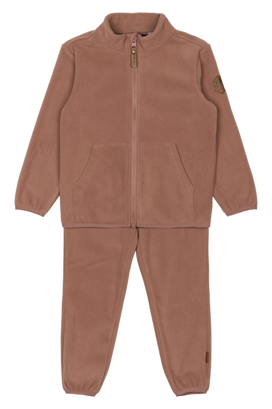 Mikk - Line Fleece Sett - Burlwood for barn - Brobrobrille