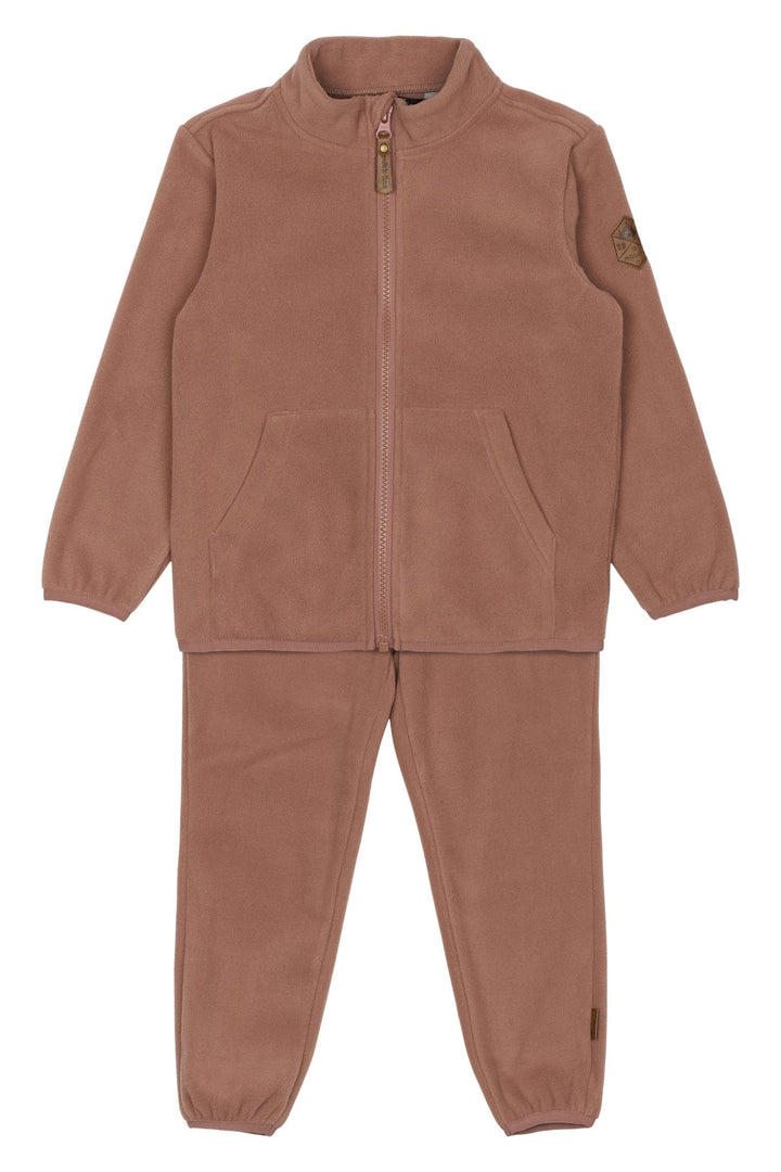 Mikk - Line Fleece Sett - Burlwood for barn - Brobrobrille
