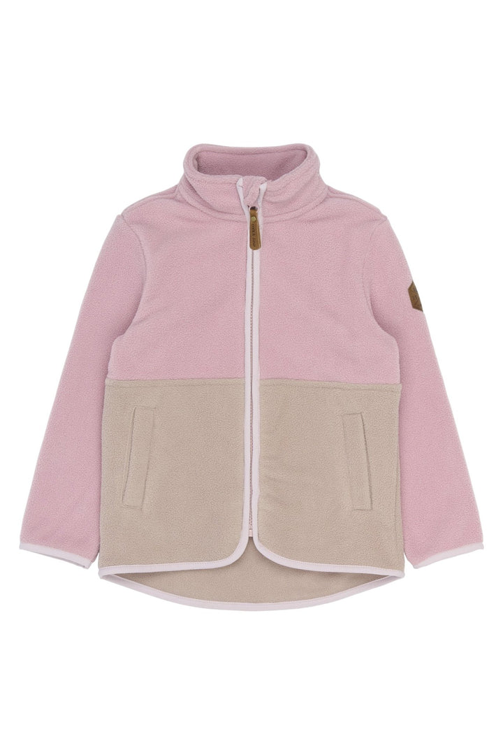 Mikk - Line Fleecejakke - Mauve Shadows for barn - Brobrobrille