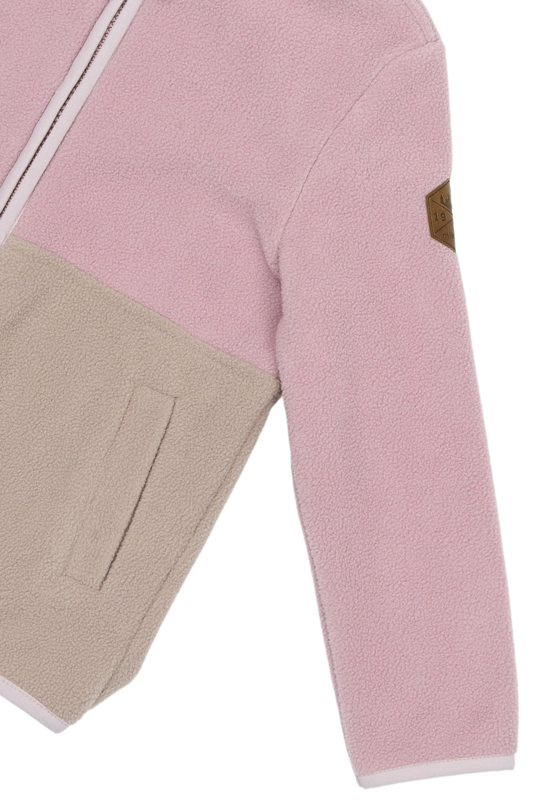 Mikk - Line Fleecejakke - Mauve Shadows for barn - Brobrobrille