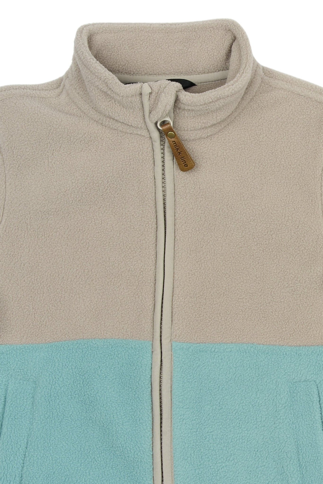 Mikk - Line Fleecejakke - Stone Blue for barn - Brobrobrille