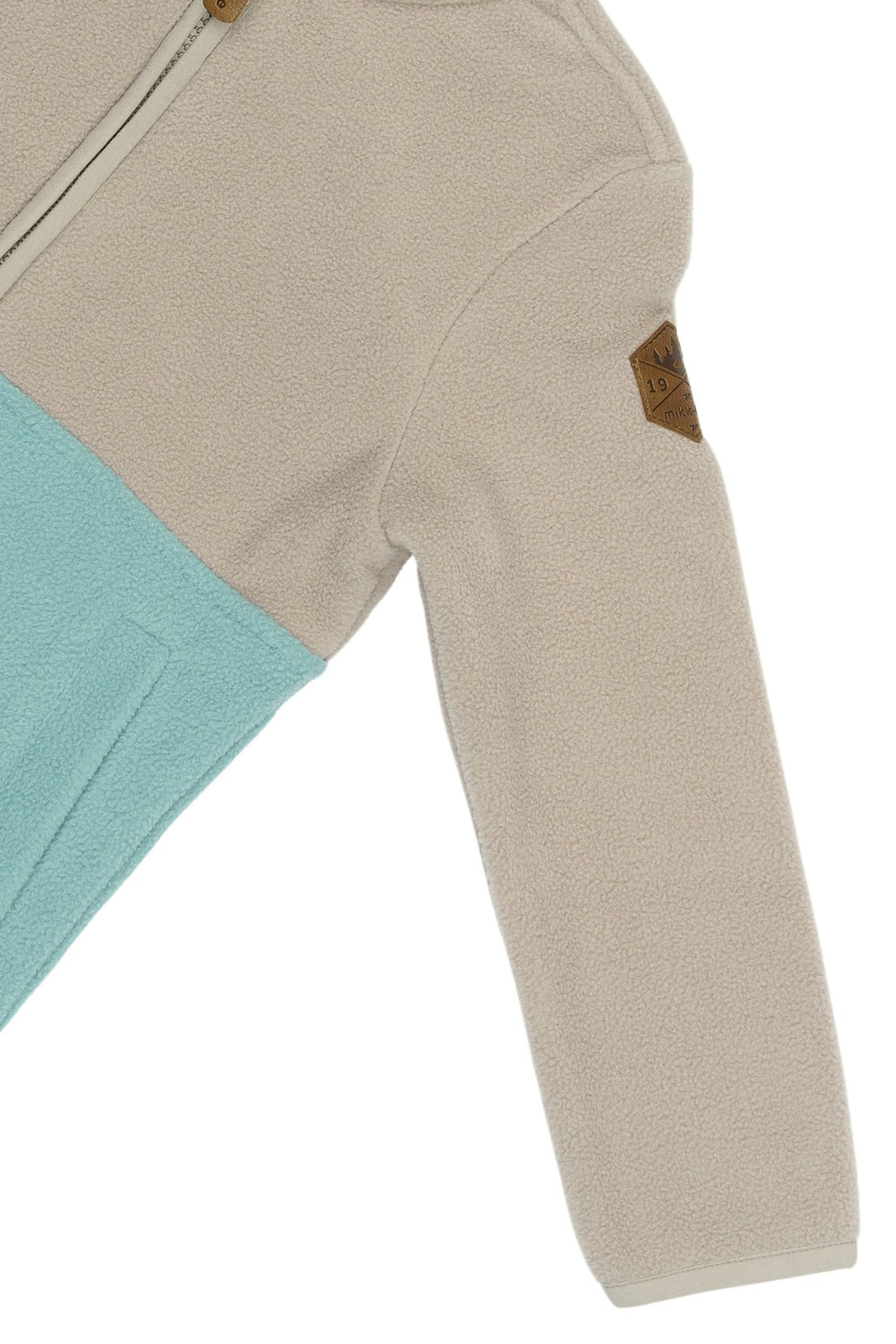 Mikk - Line Fleecejakke - Stone Blue for barn - Brobrobrille