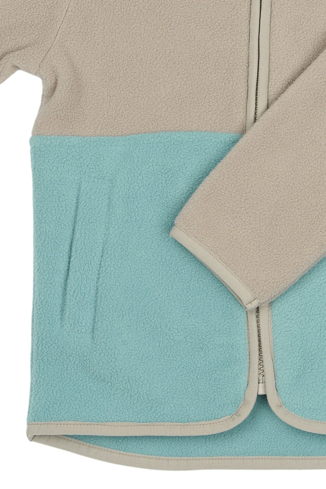 Mikk - Line Fleecejakke - Stone Blue for barn - Brobrobrille