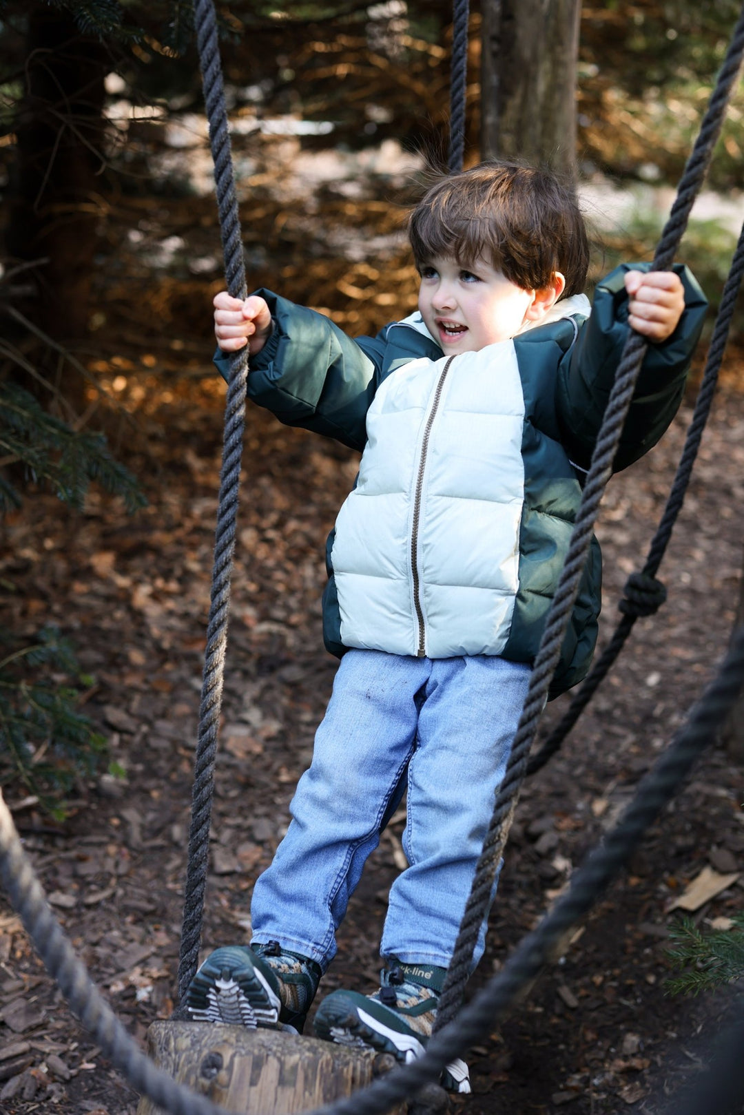 Mikk - Line Glow in the Dark Jakke - Darkest Sprouse for barn - Brobrobrille