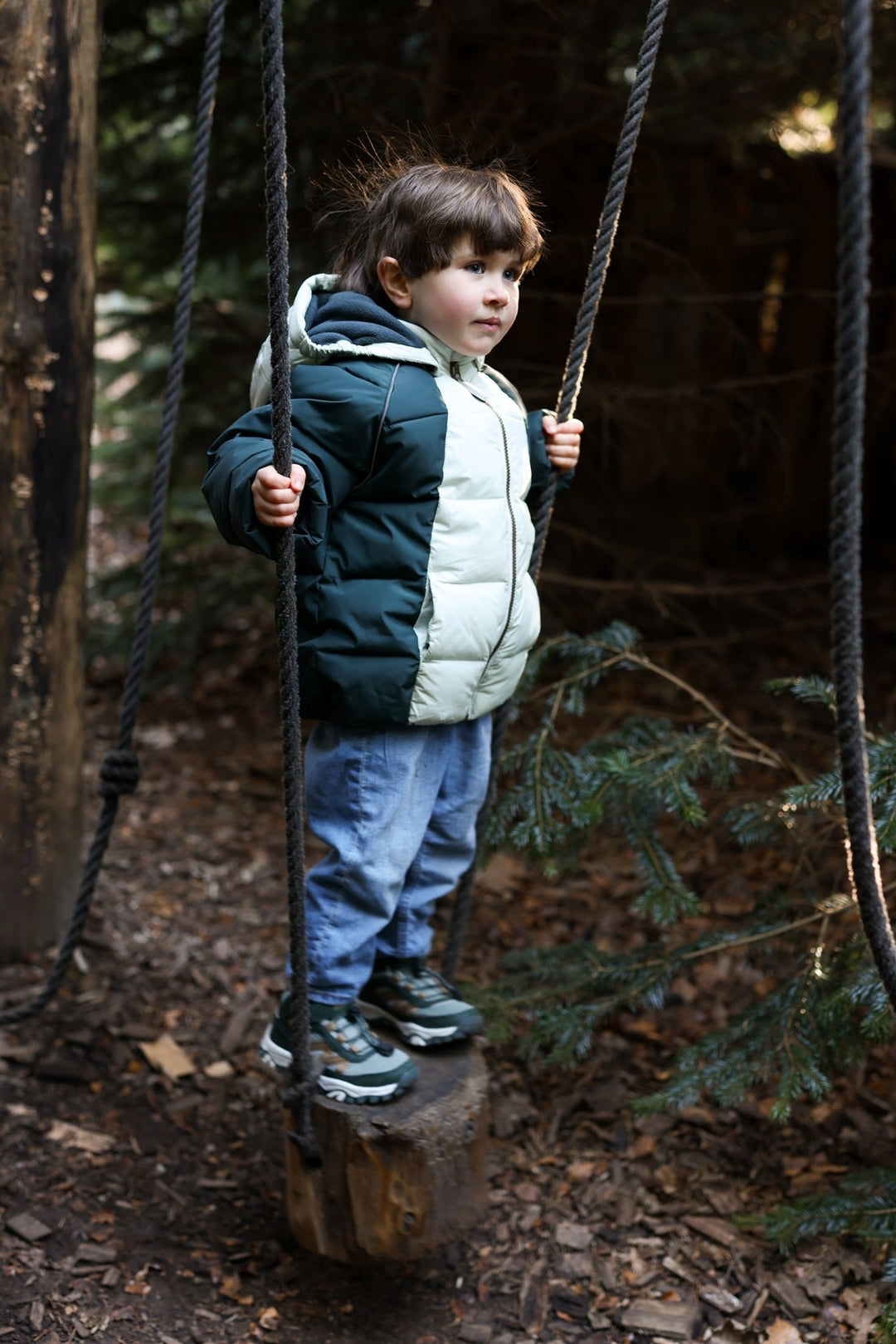 Mikk - Line Glow in the Dark Jakke - Darkest Sprouse for barn - Brobrobrille