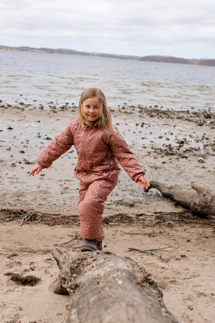 Mikk - Line Junior Vinterdress Glitter - Burlwood for barn - Brobrobrille