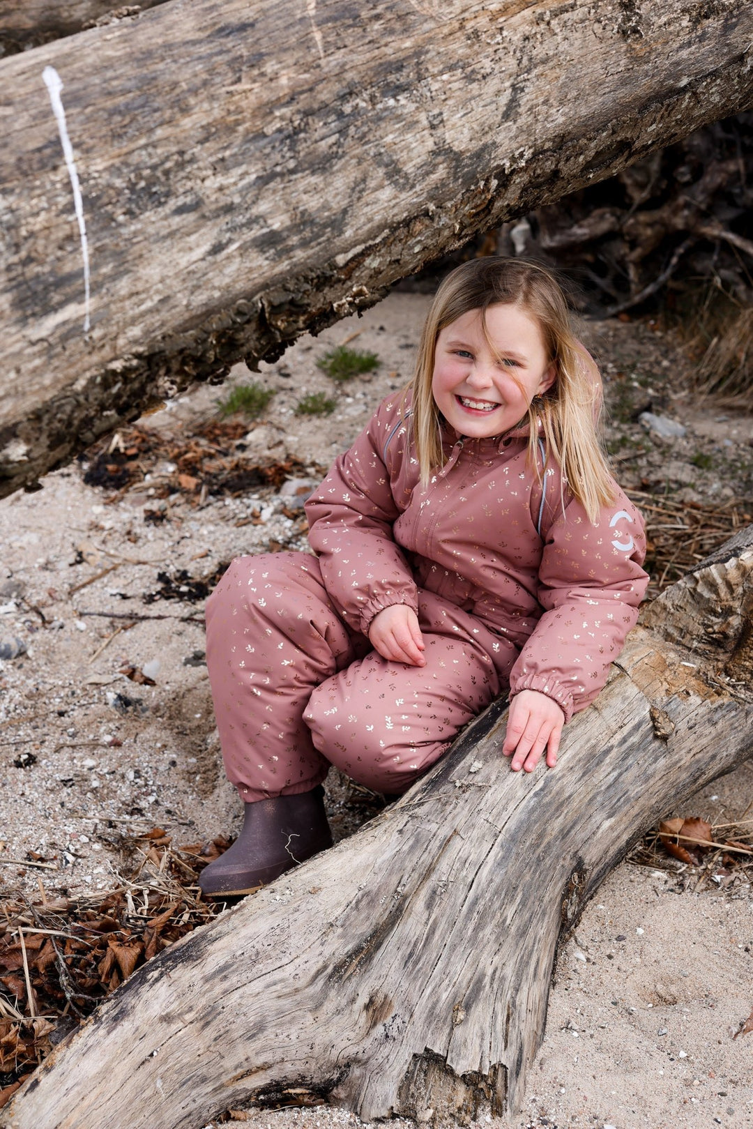 Mikk - Line Junior Vinterdress Glitter - Burlwood for barn - Brobrobrille