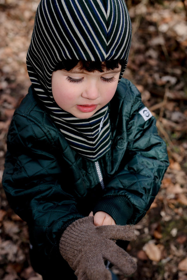 Mikk - Line Magic Gloves 3pk - Chocolate Chip / Melange Denver / Medal Bronze for barn - Brobrobrille