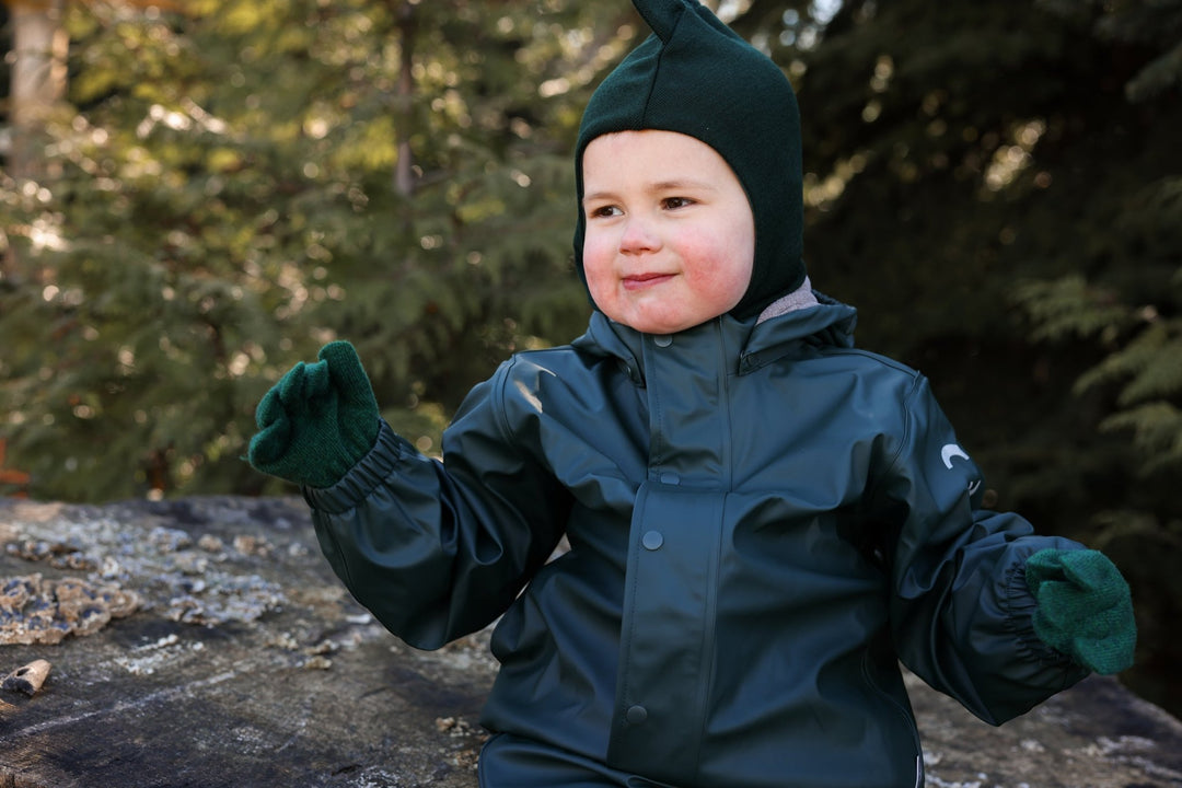 Mikk - Line Magic Gloves 3pk - Darkest Sprouse / Faded Denim / Balsam Green for barn - Brobrobrille