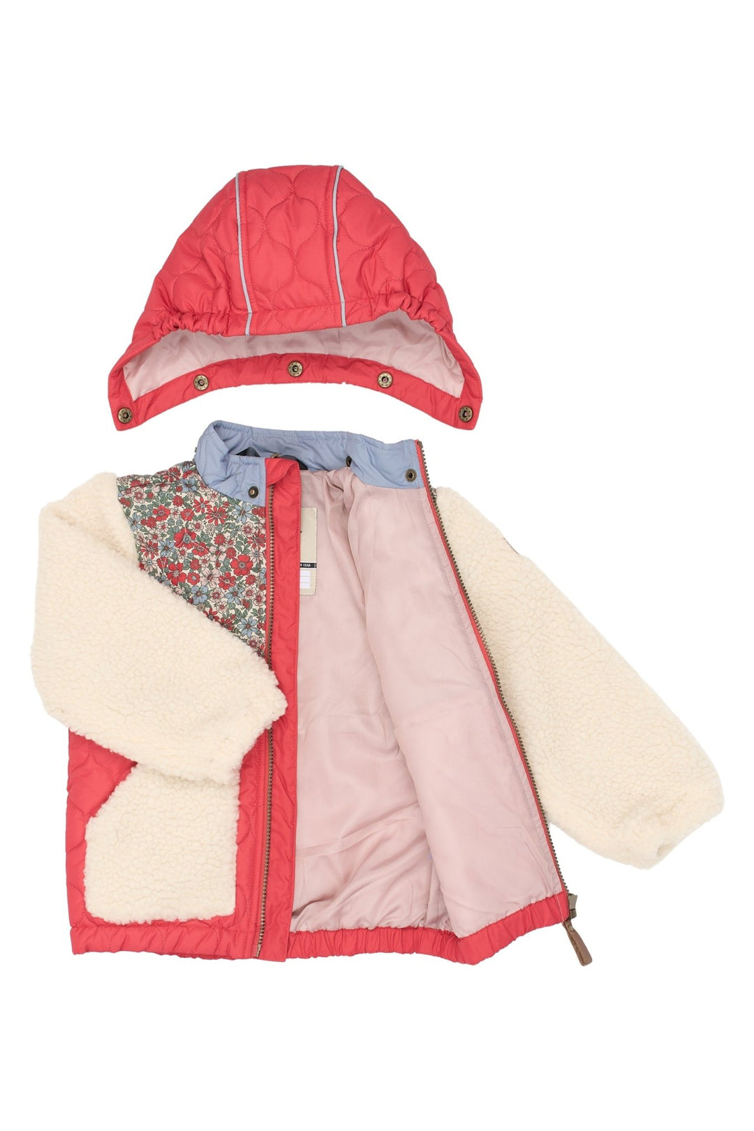 Mikk-Line Mix Jacket teddyjakke for barn - Mix AOP for barn - Brobrobrille