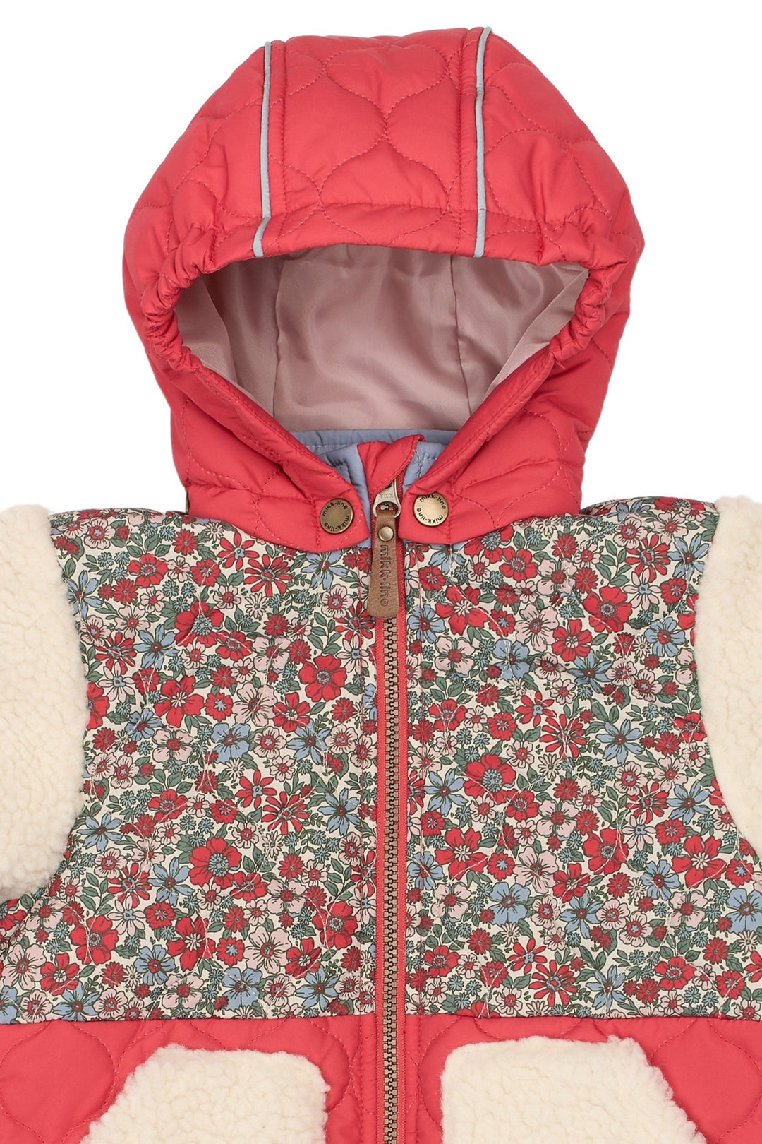 Mikk-Line Mix Jacket teddyjakke for barn - Mix AOP for barn - Brobrobrille
