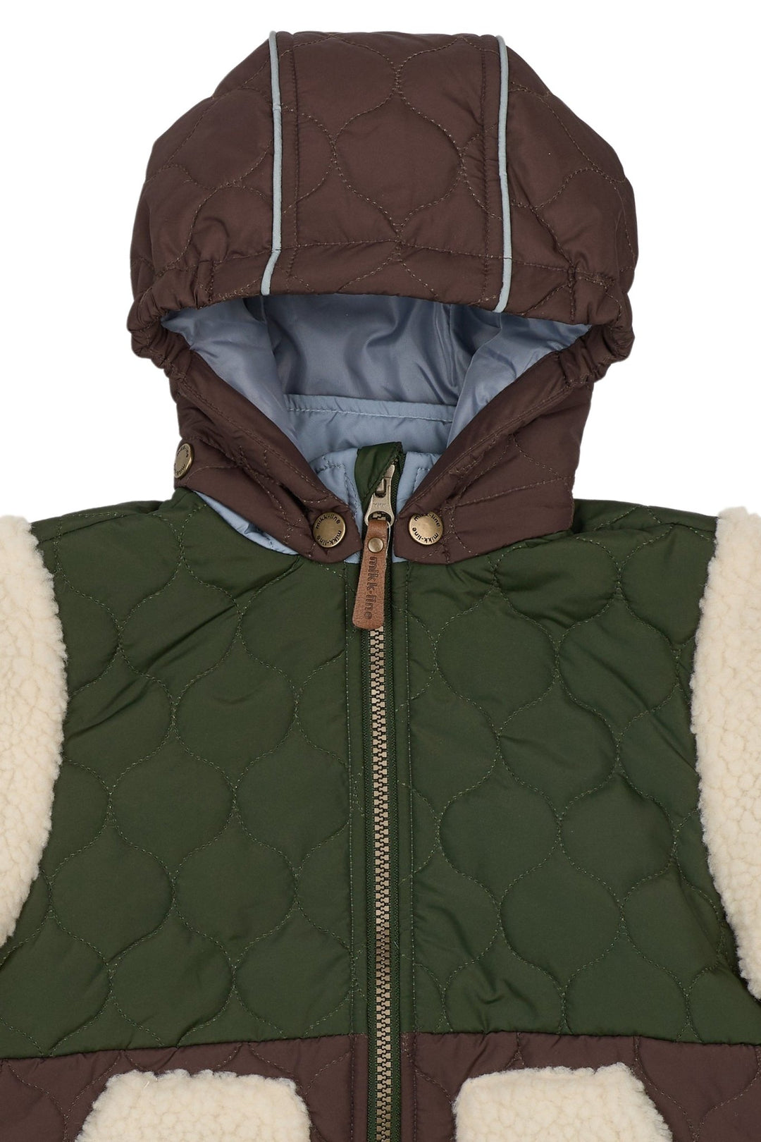 Mikk-Line Mix Jacket teddyjakke for barn - Mix Solid for barn - Brobrobrille