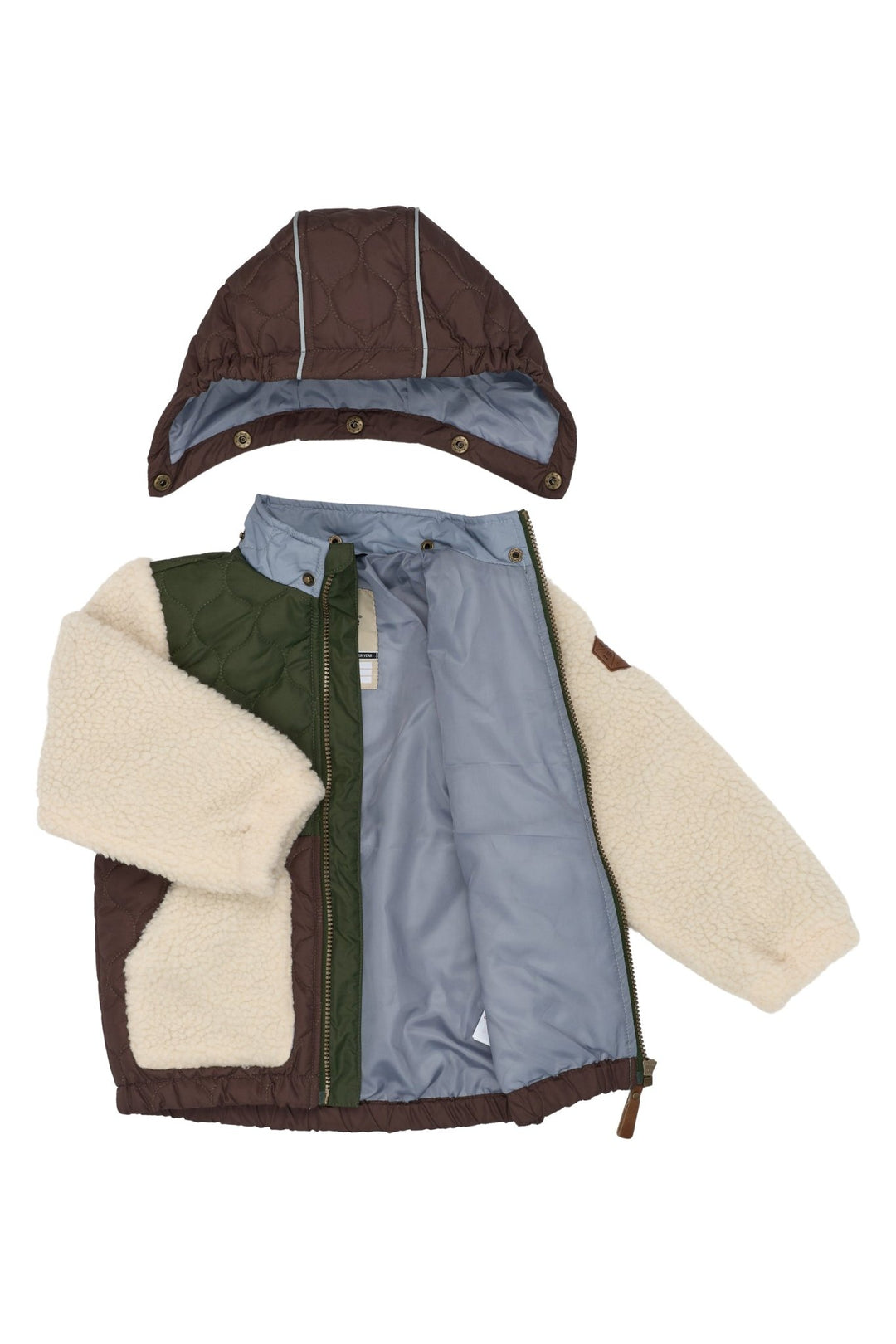 Mikk-Line Mix Jacket teddyjakke for barn - Mix Solid for barn - Brobrobrille