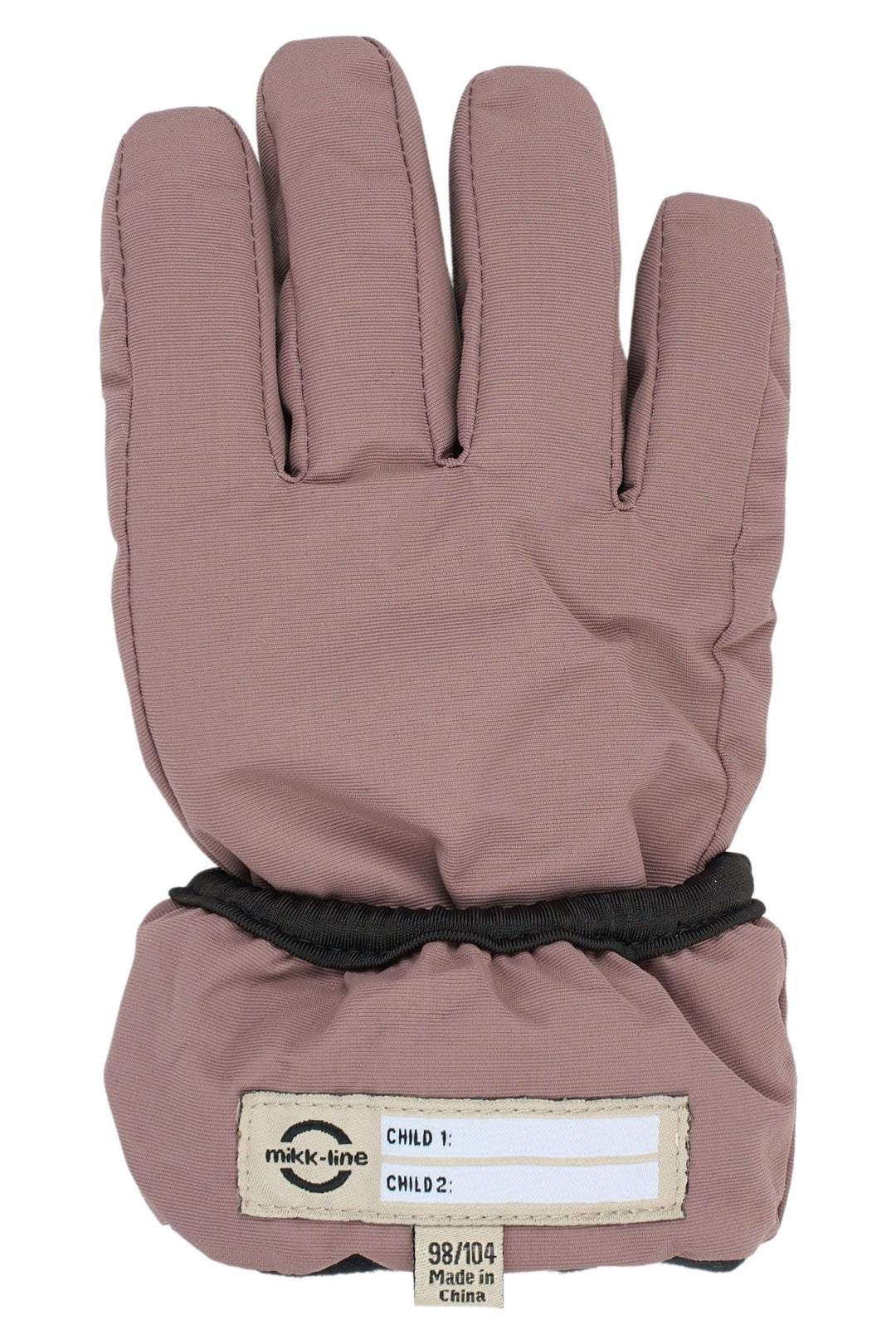 Mikk-Line Nylon Glove vanntette vinterhansker for barn - Twilight Mauve for barn - Brobrobrille