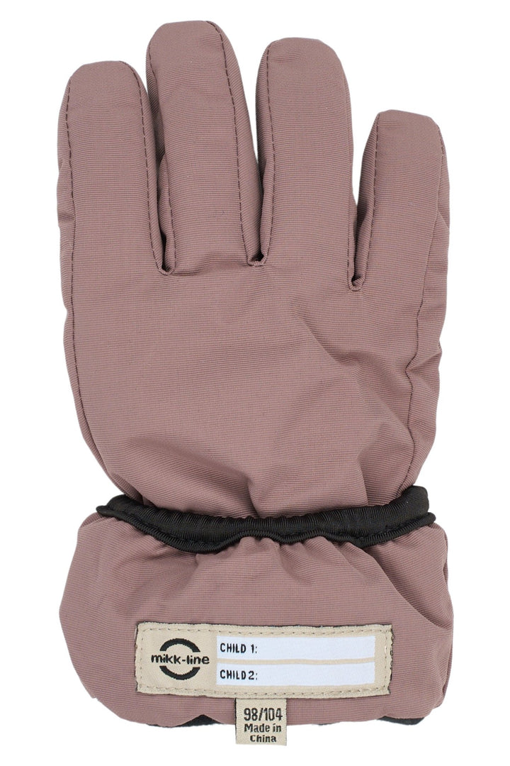 Mikk-Line Nylon Glove vanntette vinterhansker for barn - Twilight Mauve for barn - Brobrobrille
