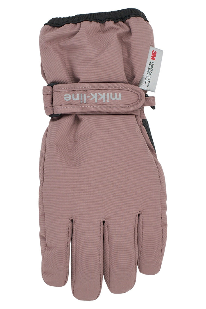 Mikk-Line Nylon Glove vanntette vinterhansker for barn - Twilight Mauve for barn - Brobrobrille